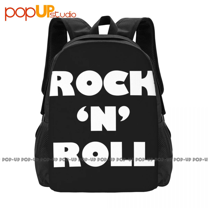 Rock N Roll Backpack Large Capacity Gym Foldable Shopping Bag