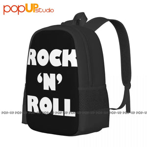 Rock N Roll Backpack Large Capacity Gym Foldable Shopping Bag