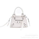 Rock Rivet Stone Pattern Shoulder Crossbody Bag for Women