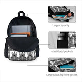 Rocket Launch Backpack Men's Bag Women's Zipper Close Manga Backpack