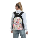 Pink Teal Watercolor Backpacks for Men and Women