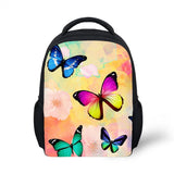 Rose Butterfly Pattern Toddler School Bags Mini Kindergarten Backpack