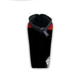 Red&Black Rose Embroidery Cosmetic Case Woman travel Bag