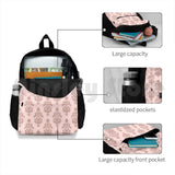 Rose Haunted Mansion Wallpaper Carving Hiking Backpack