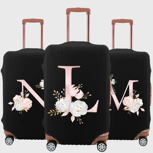 Rose Pink Luggage Cover Elastic Dust Scratch Resistant Protective