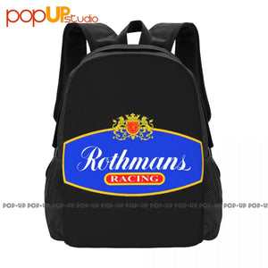 Rothmans Racing F1 Classic Car Enthusiast Backpack Large Capacity