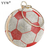 Round Basketball Shoulder Bags Totes Acrylic Messenger Handbag