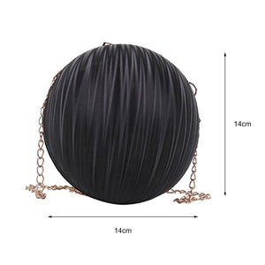 Round Shoulder Bags for Women Small Crossbody Bag Fashionable Decoration