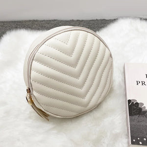 Round Handbags Bag High PU Leather Women Crossbody Bags For Women Chain Shoulder
