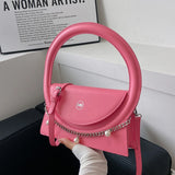 Women's Winter Tote Bag French Style Leather Shoulder Bag