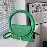 Women's Winter Tote Bag French Style Leather Shoulder Bag