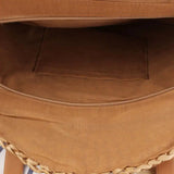 Round Straw Beach Bag Vintage Woven Shoulder Bag Rattan Bohemian Vacation