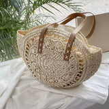 Vintage Straw Beach Bag Rattan Bohemian Summer Shoulder Bag
