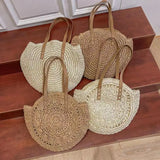 Vintage Straw Beach Bag Rattan Bohemian Summer Shoulder Bag