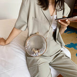 Clear Acrylic Party Clutch Evening Bag Shoulder Bag Totes