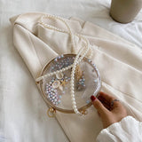 Clear Acrylic Party Clutch Evening Bag Shoulder Bag Totes