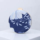 Japanese Style Flower Embroidery Crossbody Shoulder Bag