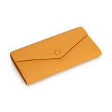 Cowhide Long Wallet Women Large Capacity Envelope Slim Clutch Phone Purse