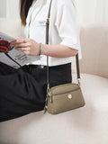 Women Small Leather Satchel Shoulder Bag
