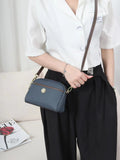 Women Small Leather Satchel Shoulder Bag