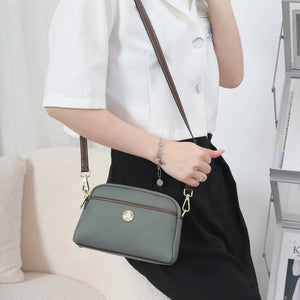Women Small Leather Satchel Shoulder Bag