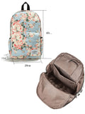 Floral Canvas Women Backpack for Teenager Girl Laptop Backpack