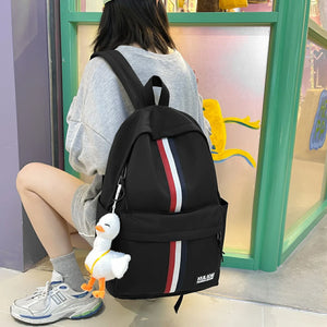 Girls School Bag Laptop Rucksack Shoulder Backpack Multi-Pocket Girls Solid