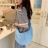 Ruffled Lace Women Shoulder Bags Large Capacity Hobos Travel Bags