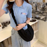 Ruffled Lace Women Shoulder Bags Large Capacity Hobos Travel Bags