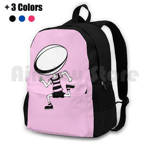 Rugby Girl Outdoor Hiking Backpack Climbing Sports Bag Kids
