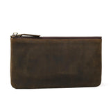 Men's Wallet Retro Oil Leather Crazy Horse Leather Handbag Coin Dollar Purse