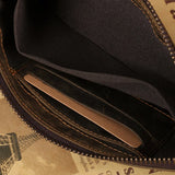 Men's Wallet Retro Oil Leather Crazy Horse Leather Handbag Coin Dollar Purse
