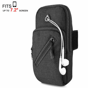 Running Arm Band Bag Zipper for Outdoor Gym, Mobile Phone Holder
