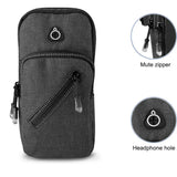Running Arm Band Bag Zipper for Outdoor Gym, Mobile Phone Holder
