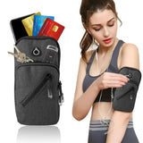 Running Arm Band Bag Zipper for Outdoor Gym, Mobile Phone Holder