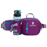 Running Belt Waist Bum Pack Sports Bag with Water Bottle Holder