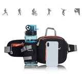 Running Belt Waist Bum Pack Sports Bag with Water Bottle Holder