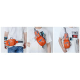 Running Belt Waist Bum Pack Sports Bag with Water Bottle Holder