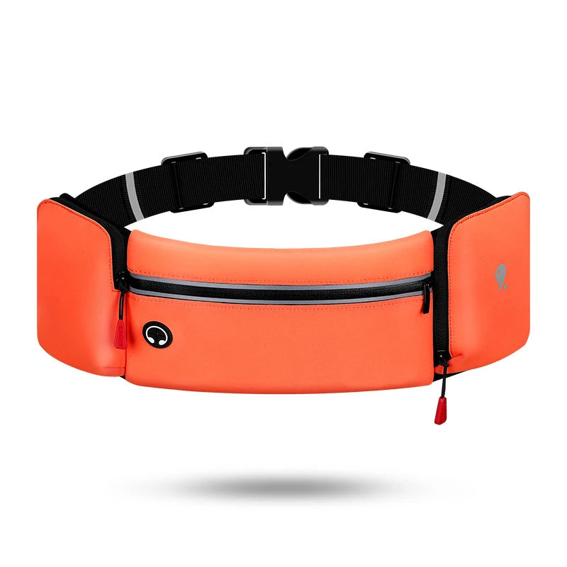 Running Belt for Women Men Foldable Water Bottle Holder Adjustable Waist Pouch