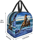 Running Horse Lunch Bag Tote Bag Insulated Lunch Container