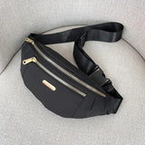 Women's Sports Mobile Phone Chest Bag Waterproof Nylon Multi-layer Bag