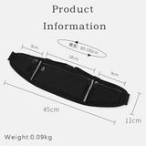 Waterproof Fanny Pack Outdoor Sport Zipper Crossbody Bag