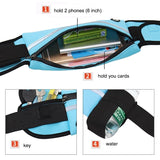 Waterproof Running Waist Bag Gym Bag Phone Holder Men Women