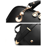 Pu Leather Backpack Women High Feminina Rucksack School Bags