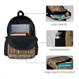 Wooden Barrel Barnhouse Backpack Men Women Teens