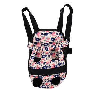 S/M/L Canvas Dog Carrier Outdoor Travel Dog Backpack Front Pet Bags