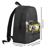Classic Rally Car Backpack Vintage Women's Bag