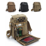 Canvas Shoulder Sling Bag Outdoor Crossbody Rucksack