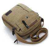 Canvas Shoulder Sling Bag Outdoor Crossbody Rucksack