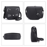SCOFY Cat Prints Shoulder Bag for Women Girls Crossbody Bags